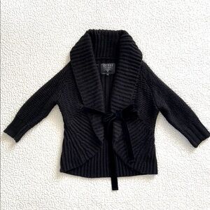 🤍Guess Black Knit Mid Sleeves Sweater